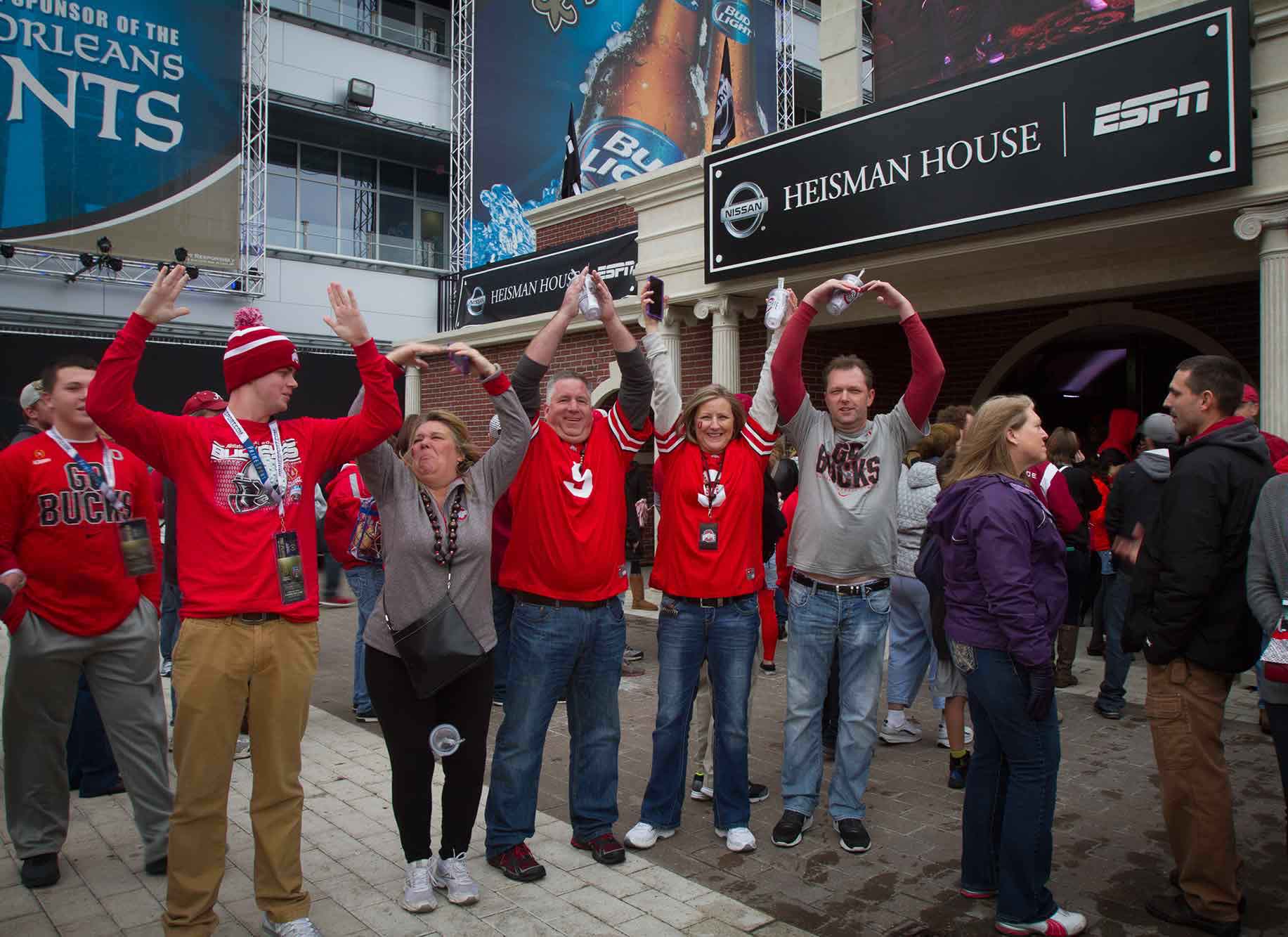 Heisman House guests